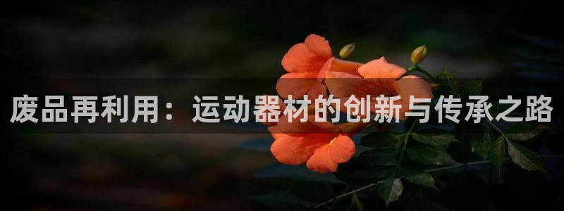 678体育官网下载平台APP：废品再利用：运动器材的创新与传